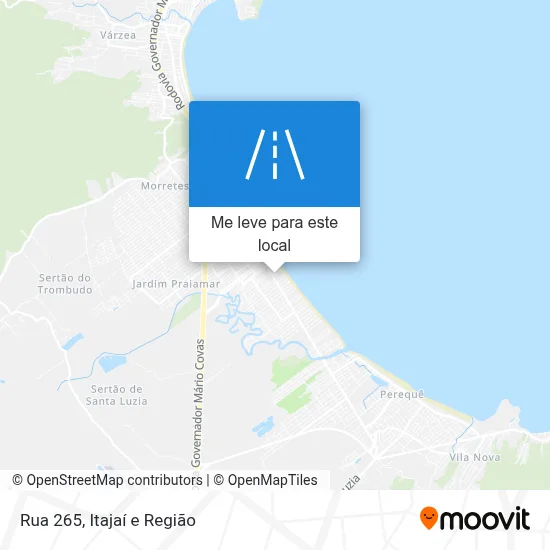 Rua 265 mapa