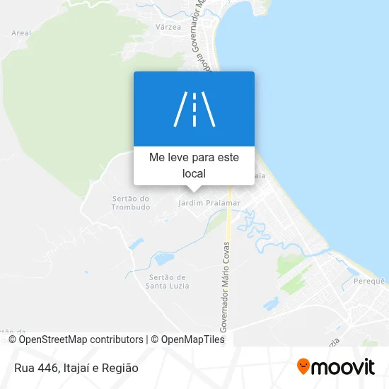 Rua 446 mapa