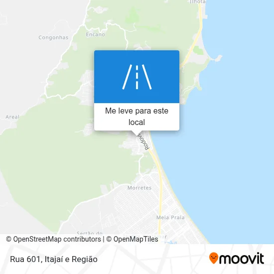 Rua 601 mapa