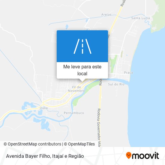 Avenida Bayer Filho mapa