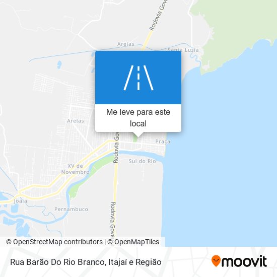 Rua Barão Do Rio Branco mapa