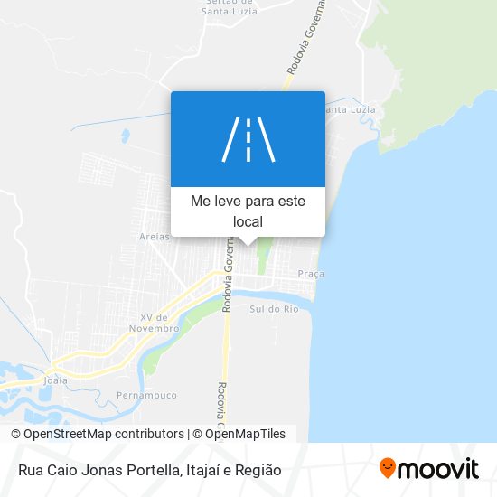 Rua Caio Jonas Portella mapa