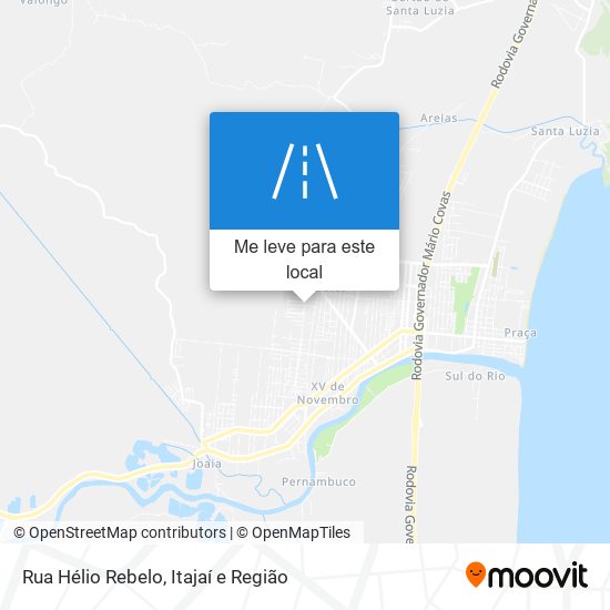 Rua Hélio Rebelo mapa