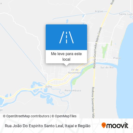 Rua João Do Espirito Santo Leal mapa