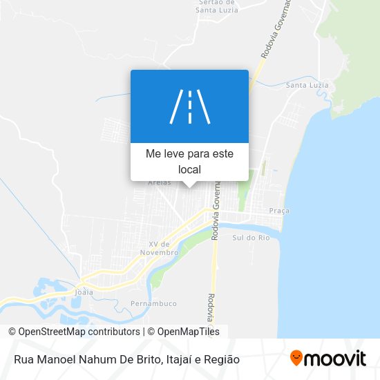 Rua Manoel Nahum De Brito mapa