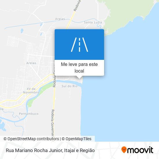 Rua Mariano Rocha Junior mapa
