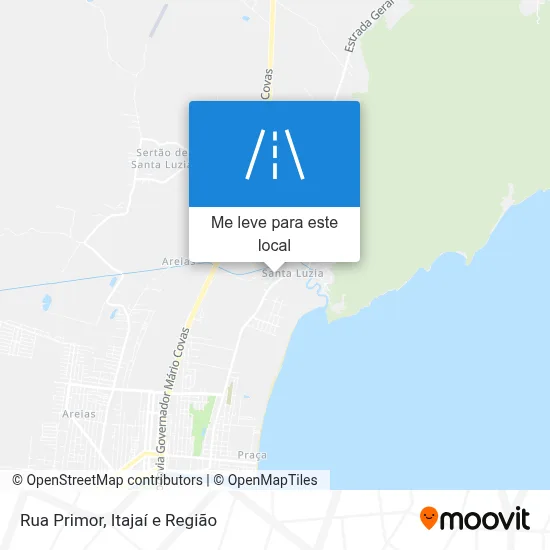 Rua Primor mapa