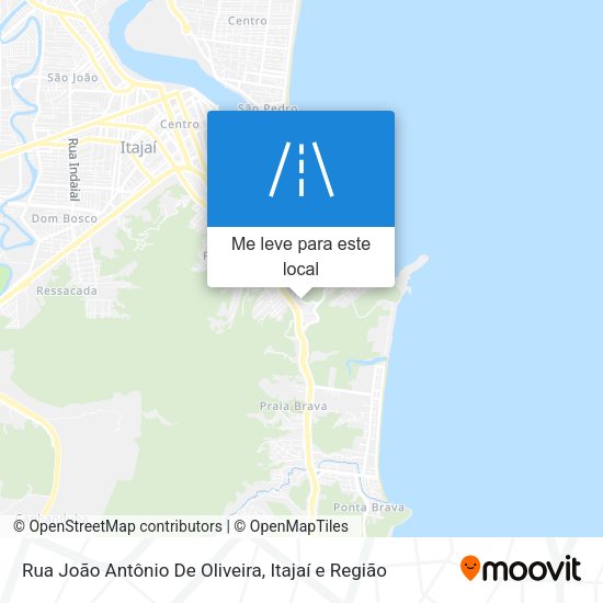 Rua João Antônio De Oliveira mapa