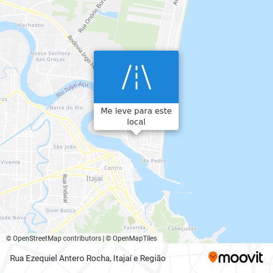 Rua Ezequiel Antero Rocha mapa
