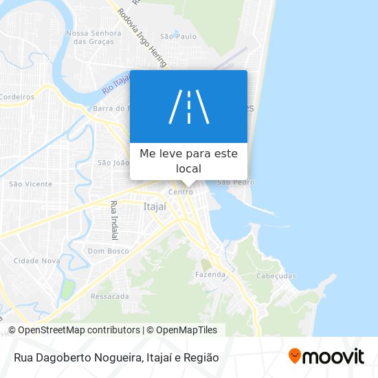 Rua Dagoberto Nogueira mapa