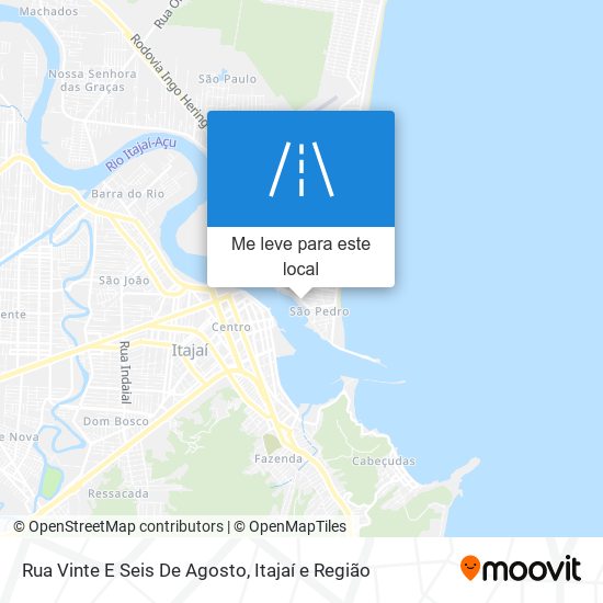 Rua Vinte E Seis De Agosto mapa