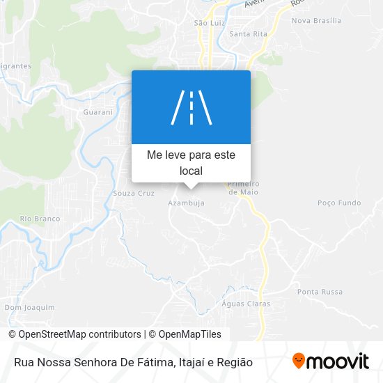 Rua Nossa Senhora De Fátima mapa