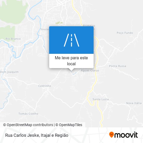 Rua Carlos Jeske mapa