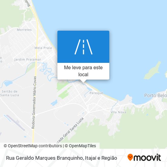Rua Geraldo Marques Branquinho mapa
