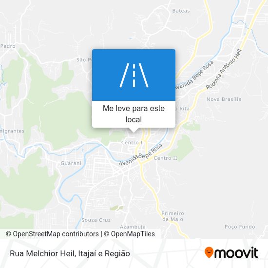 Rua Melchior Heil mapa