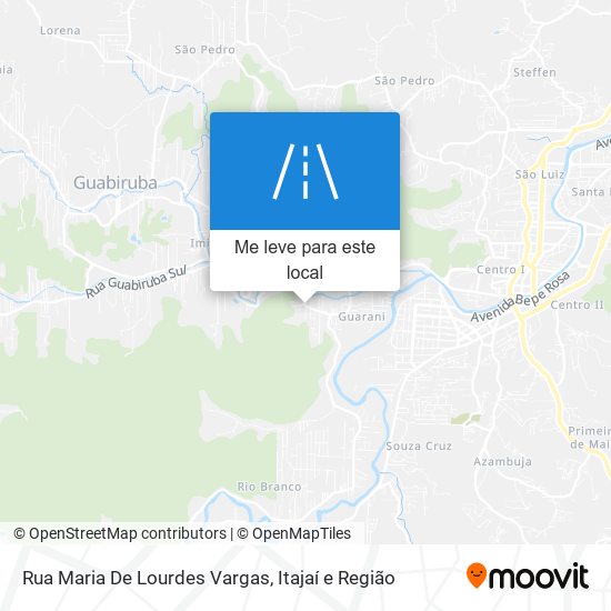 Rua Maria De Lourdes Vargas mapa