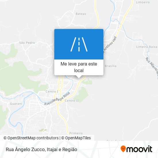 Rua Ângelo Zucco mapa
