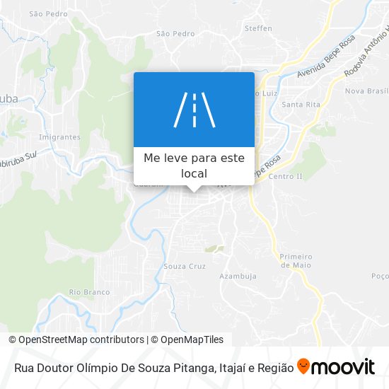Rua Doutor Olímpio De Souza Pitanga mapa