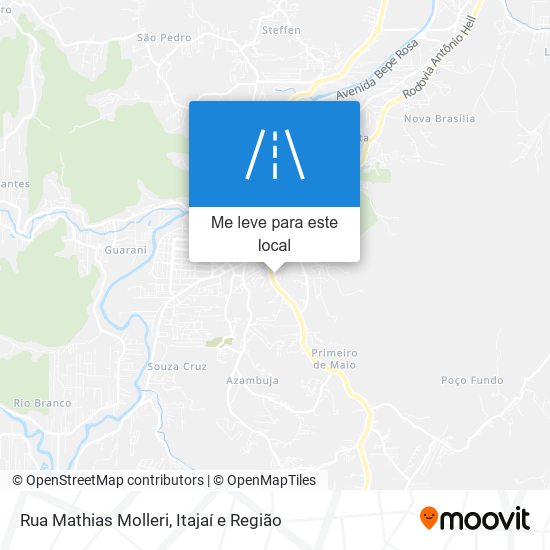 Rua Mathias Molleri mapa