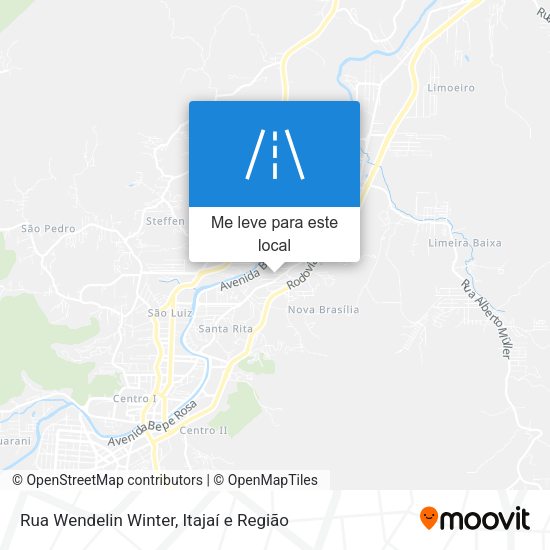 Rua Wendelin Winter mapa