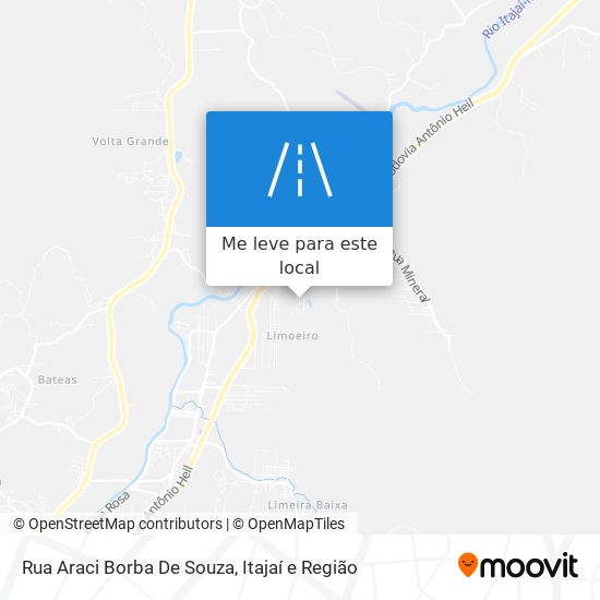 Rua Araci Borba De Souza mapa