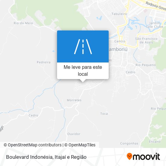 Boulevard Indonésia mapa