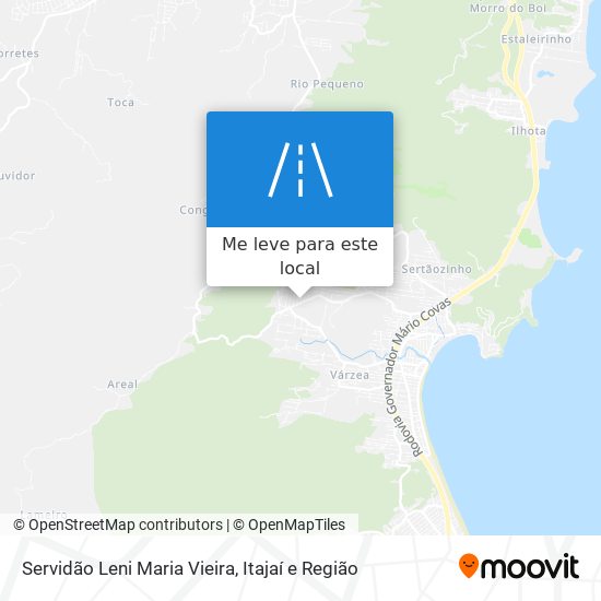 Servidão Leni Maria Vieira mapa