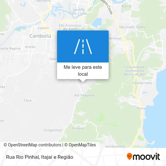 Rua Rio Pinhal mapa