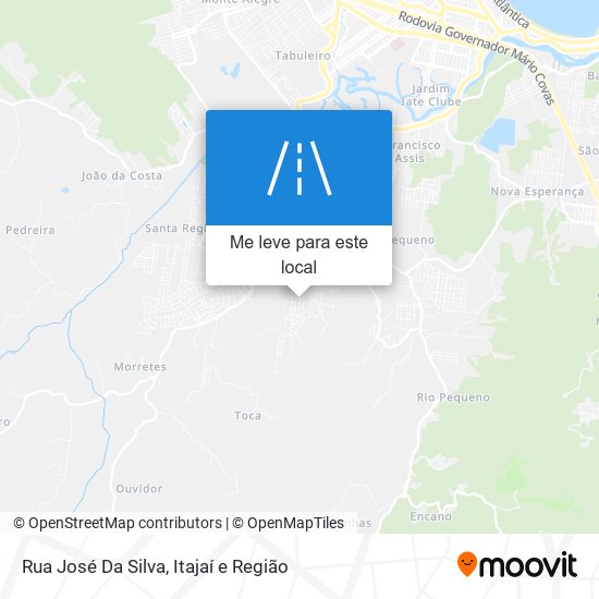 Rua José Da Silva mapa