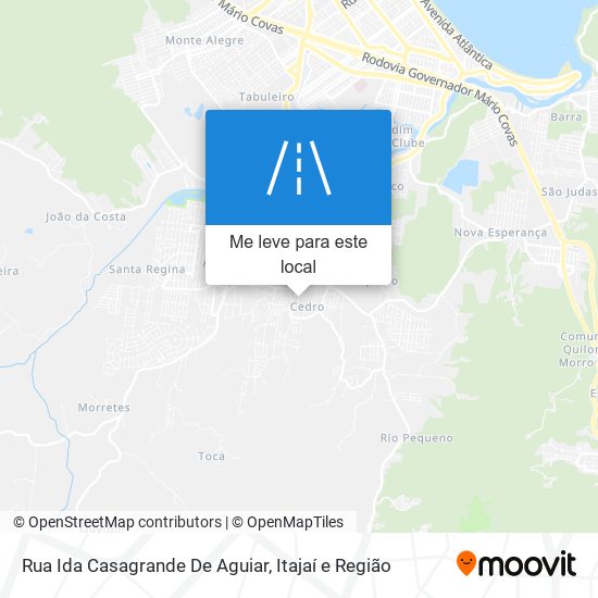 Rua Ida Casagrande De Aguiar mapa