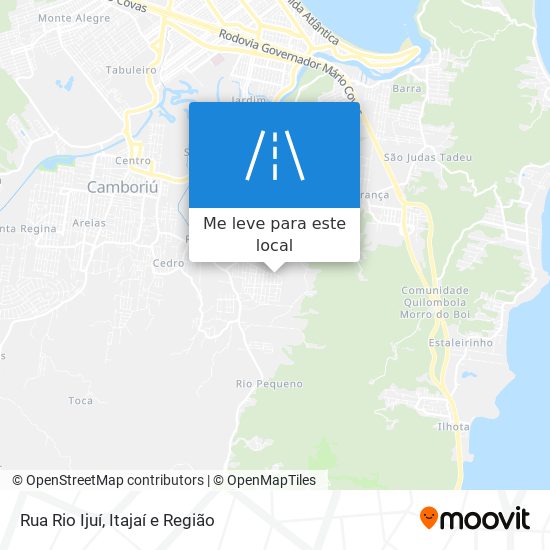 Rua Rio Ijuí mapa