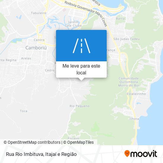 Rua Rio Imbituva mapa