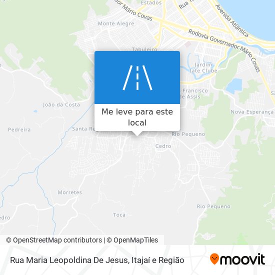 Rua Maria Leopoldina De Jesus mapa