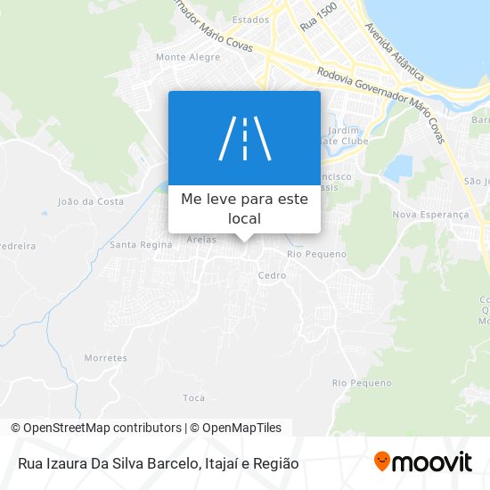 Rua Izaura Da Silva Barcelo mapa