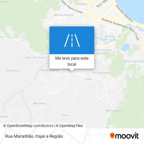 Rua Maranhão mapa