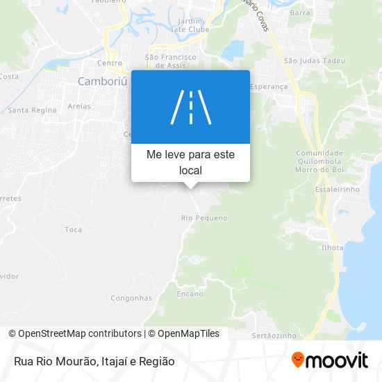 Rua Rio Mourão mapa