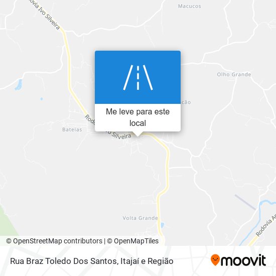 Rua Braz Toledo Dos Santos mapa