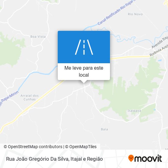 Rua João Gregório Da Silva mapa