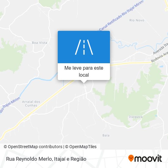 Rua Reynoldo Merlo mapa