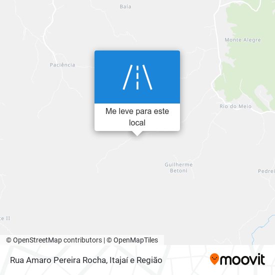 Rua Amaro Pereira Rocha mapa