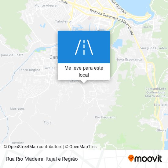 Rua Rio Madeira mapa