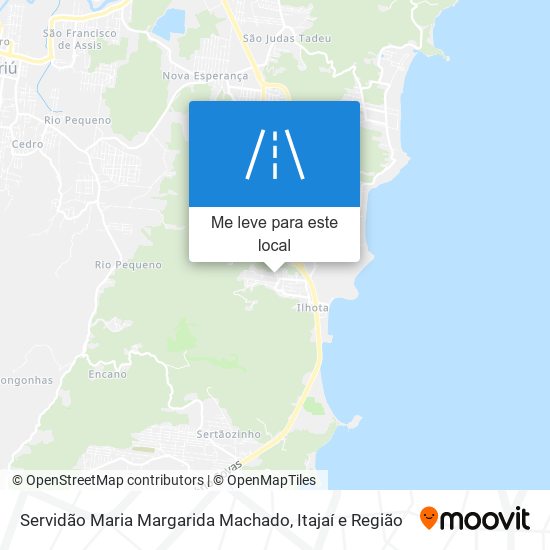 Servidão Maria Margarida Machado mapa