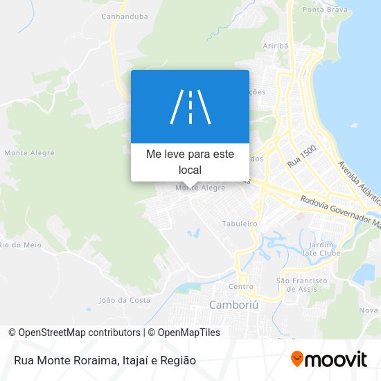 Rua Monte Roraima mapa