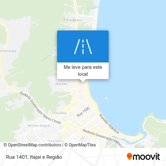Rua 1401 mapa