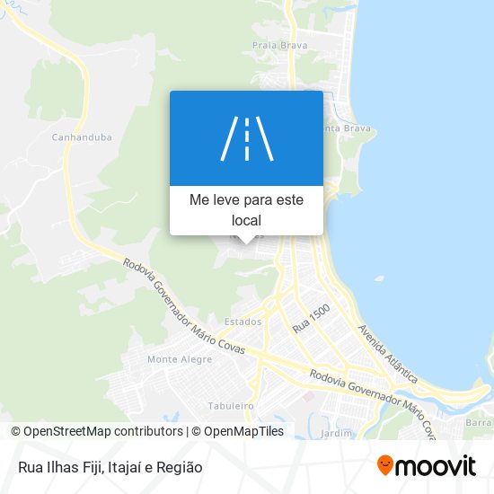 Rua Ilhas Fiji mapa