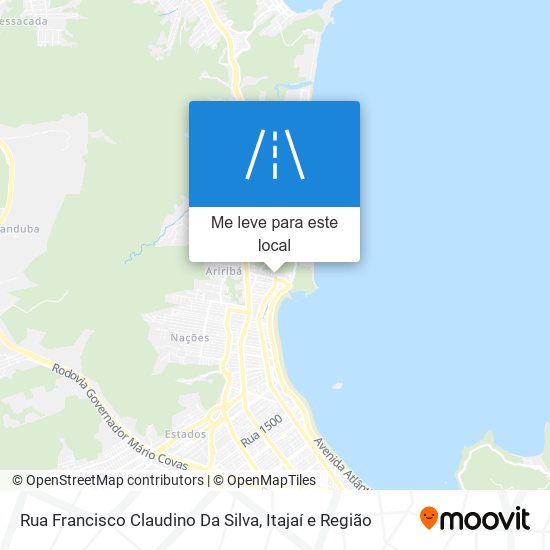 Rua Francisco Claudino Da Silva mapa