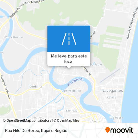 Rua Nilo De Borba mapa