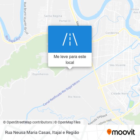 Rua Neusa Maria Casas mapa