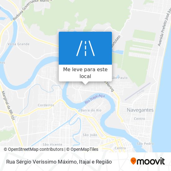 Rua Sérgio Veríssimo Máximo mapa