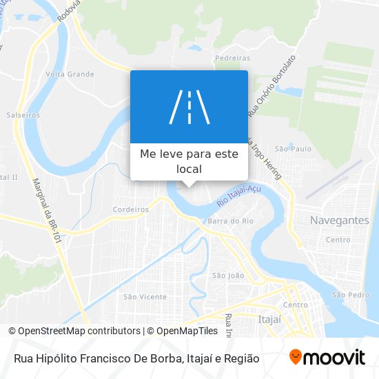 Rua Hipólito Francisco De Borba mapa